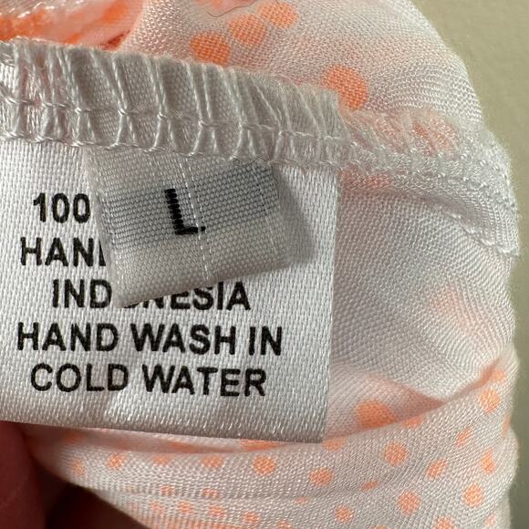 Claire Mercier St. Barth Tunic Top Blouse Beaded Hand Made White Large Beachy - Picture 9 of 11